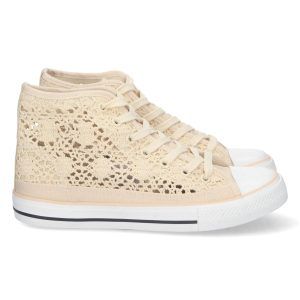 Zapatilla Abotinada Calada con Cordones