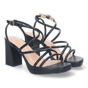 Sandalias de fiesta para mujer Negras
