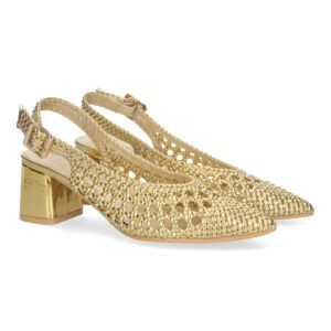Zapatos de tacón para mujer color Dorado