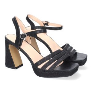 Sandalias de Tacón para Mujer, Diseño de Tiras Elegantes, Comodas