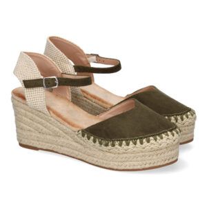 Sandalia de Cuña de Yute para Mujer, Comodas y Elegantes con Detalles Trenzados