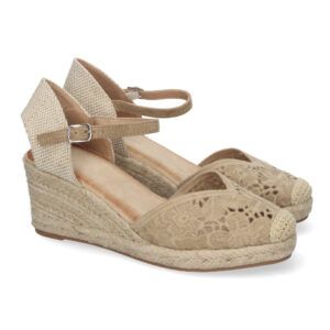 Sandalias de Cuña para Mujer con Diseño Calado, Elegantes y Versátiles para Toda Ocasión