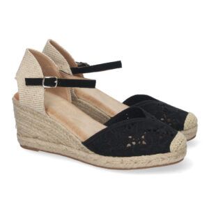 Sandalias de Cuña para Mujer con Diseño Calado, Elegantes y Versátiles para Toda Ocasión