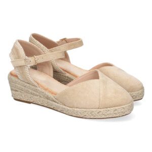 Sandalia de Cuña de Yute para Mujer, Comodas y Elegantes, Diseño Moderno con Tira Decorativa