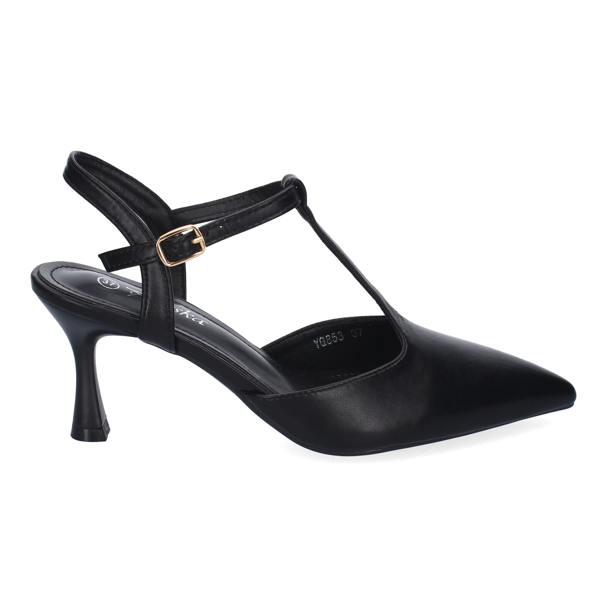 Zapatos de Tacón Fino para Mujer, Elegantes, Punta Fina, Diseño Moderno con Tira en el Empeine - Imagen 2