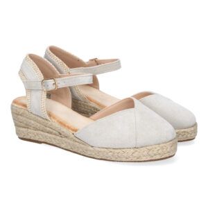 Sandalia de Cuña de Yute para Mujer, Comodas y Elegantes, Diseño Moderno con Tira Decorativa
