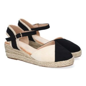 Sandalia de Cuña de Yute para Mujer, Comodas y Elegantes, Diseño Moderno con Tira Decorativa