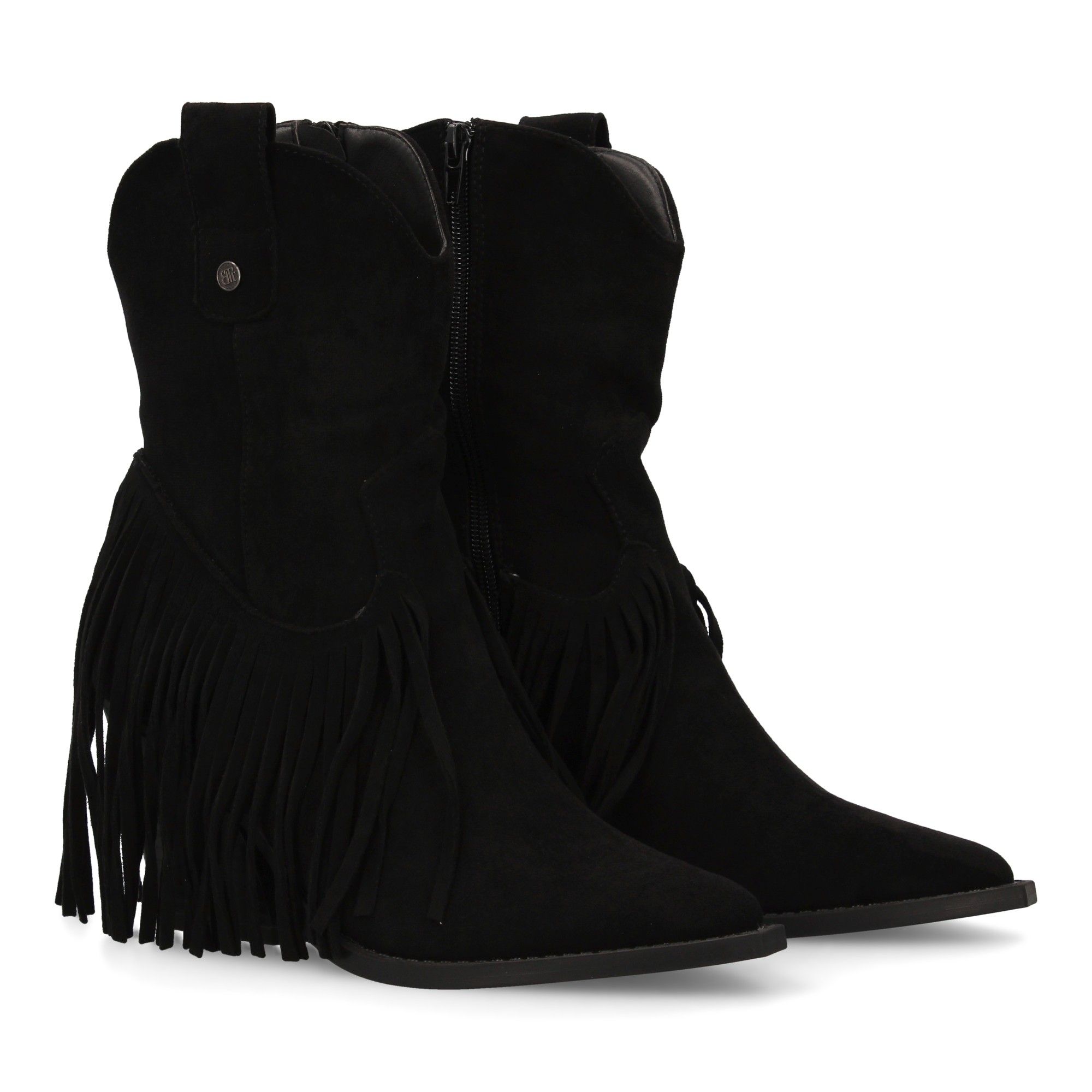 Botin mujer con flecos estilo cowboy