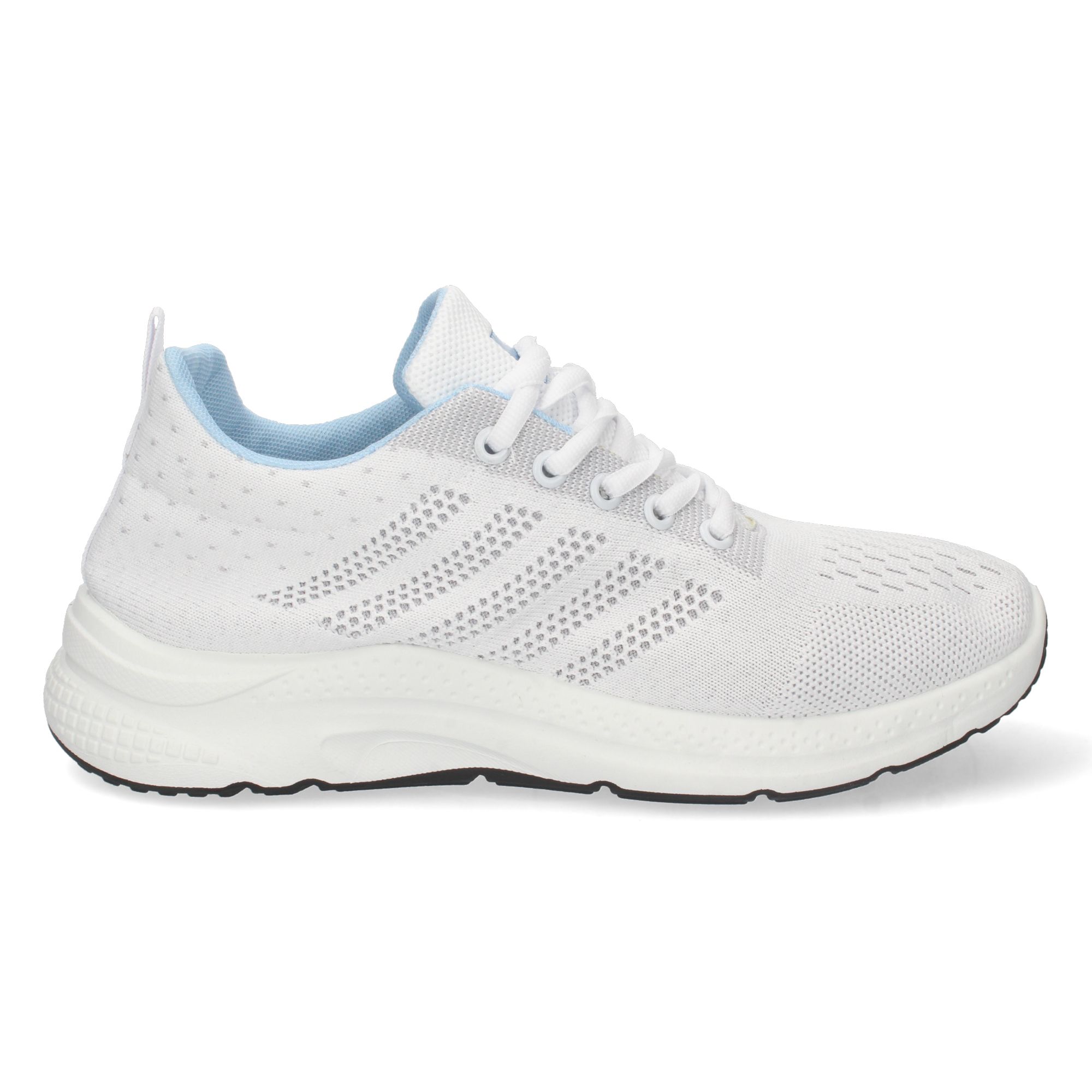 Zapatilla plana para hombre color blanco - Imagen 2
