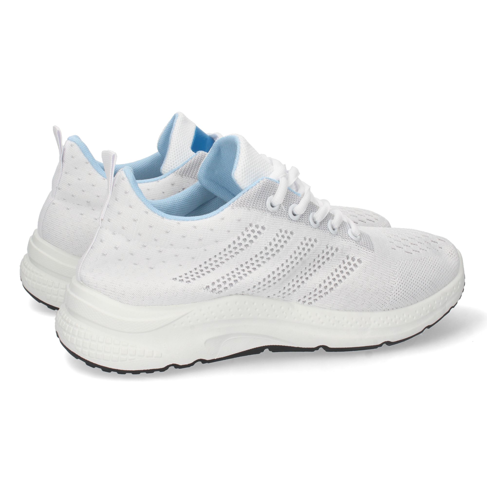 Zapatilla plana para hombre color blanco - Imagen 4