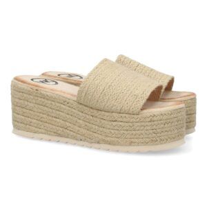 Zueco de yute para mujer, comodos y elegantes diseño moderno con pala de yute