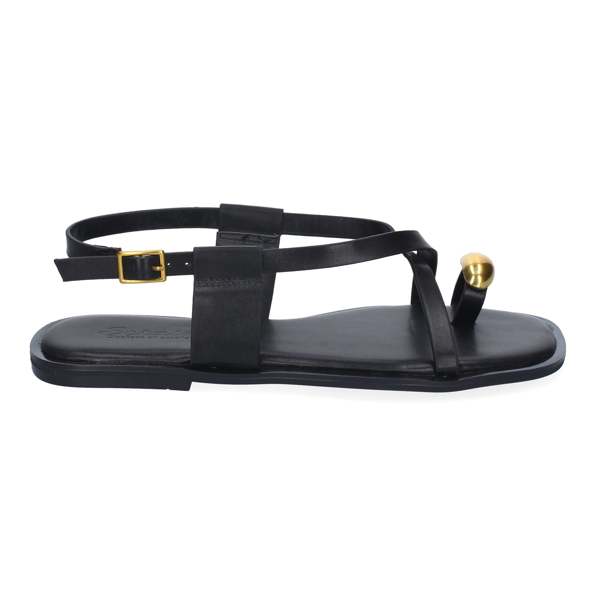 Sandalias Planas de Mujer, Diseño Comodo y Elegante con Cierre de Hebilla Ajustable - Imagen 2