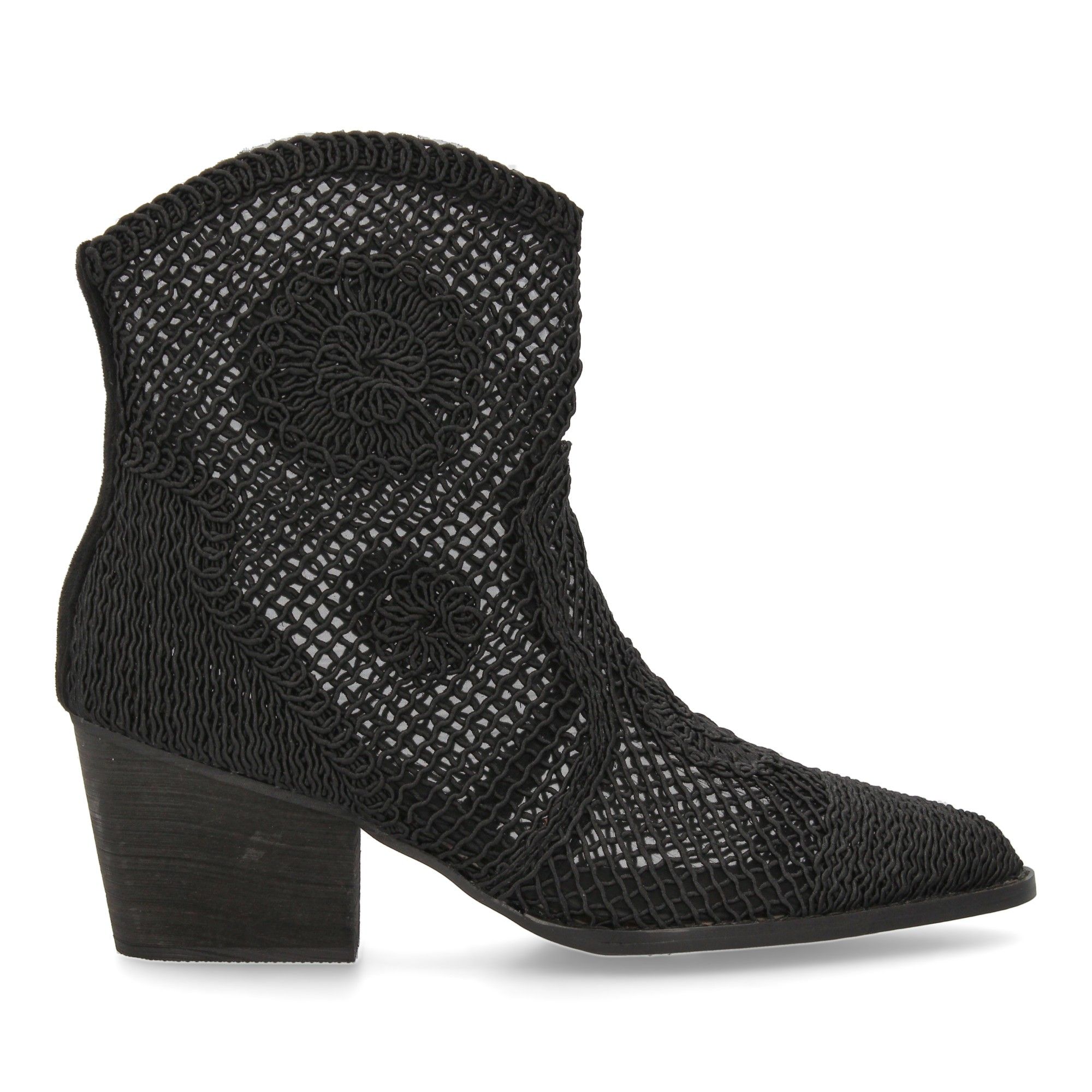 Botines de tacón cubano para mujer, comodos sin cierre, elegantes. - Imagen 2