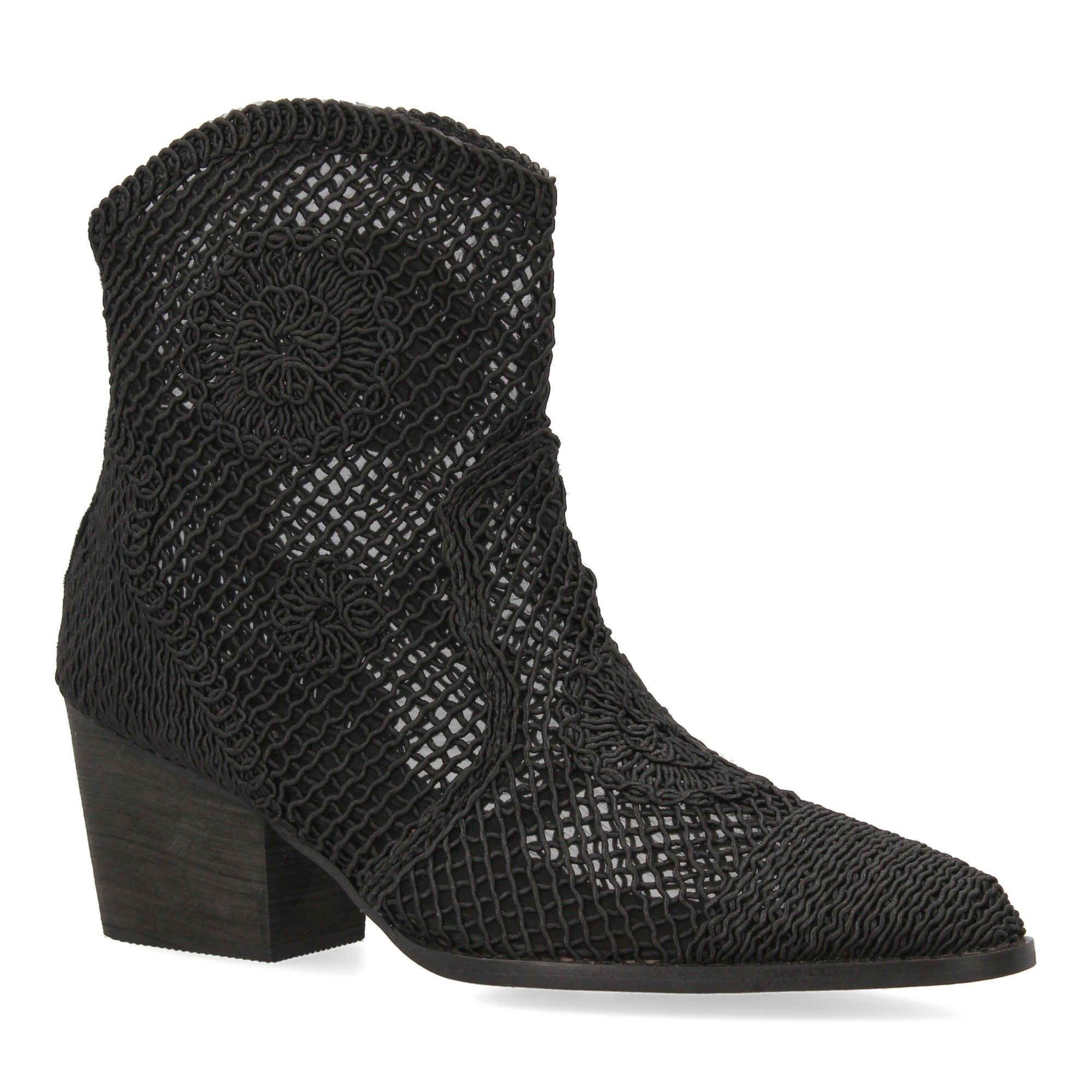 Botines de tacón cubano para mujer, comodos sin cierre, elegantes. - Imagen 3