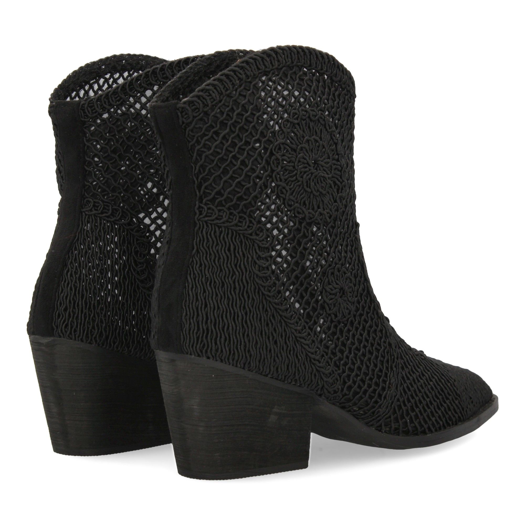 Botines de tacón cubano para mujer, comodos sin cierre, elegantes. - Imagen 5