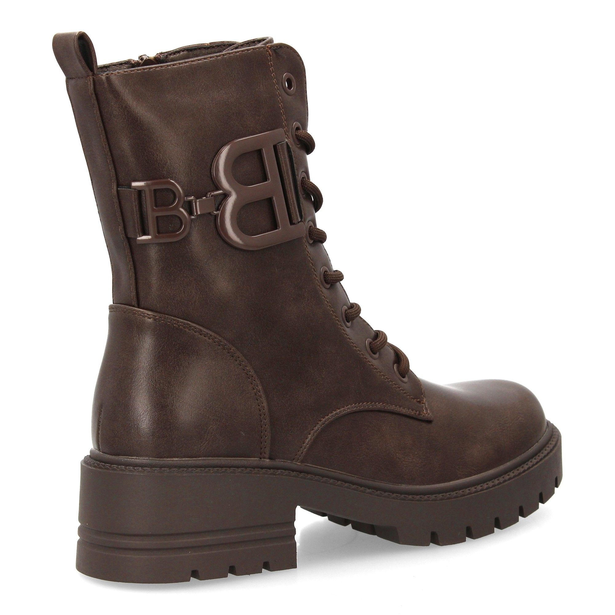 Botín Bota militar con detalle lateral para mujer. - Imagen 4