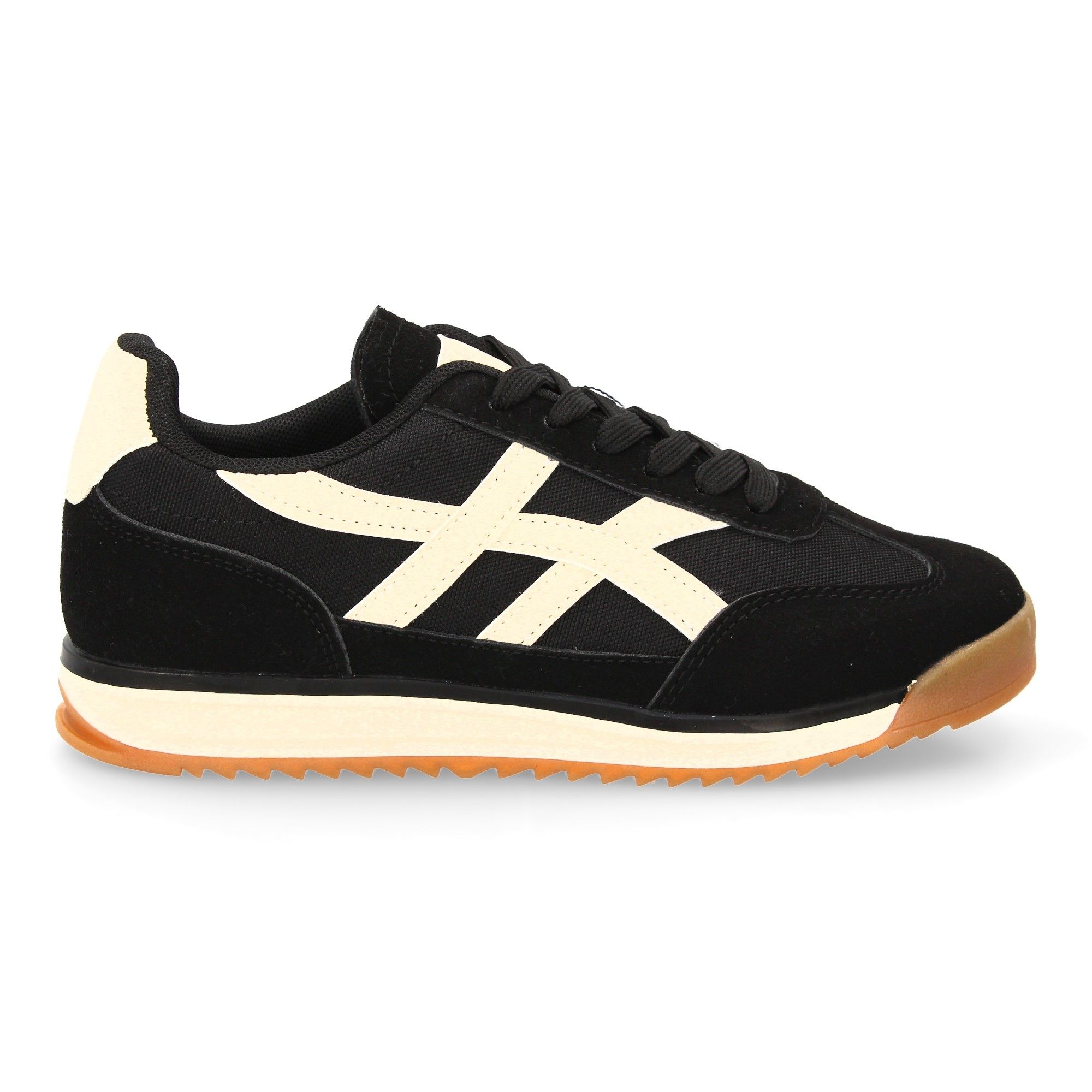 Zapatilla retro para mujer con suela dentada - Imagen 2