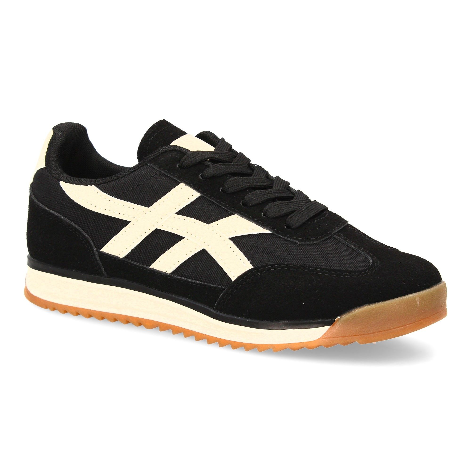 Zapatilla retro para mujer con suela dentada - Imagen 3