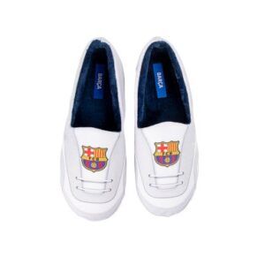 Zapatillas de estar por casa del FC Barcelona FCBARCELONA-CFA27-BLANCO