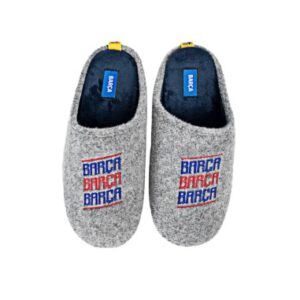 Zapatillas de estar por casa del FC Barcelona FCBARCELONA-CPC1-GRIS