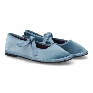 Bailarinas planas para mujer con suave tejido aterciopelado