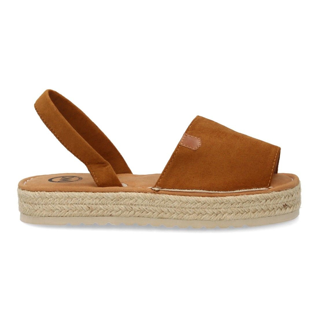 Sandalia de mujer con cuña Sandalias estilo menorquina con plataforma - Imagen 2
