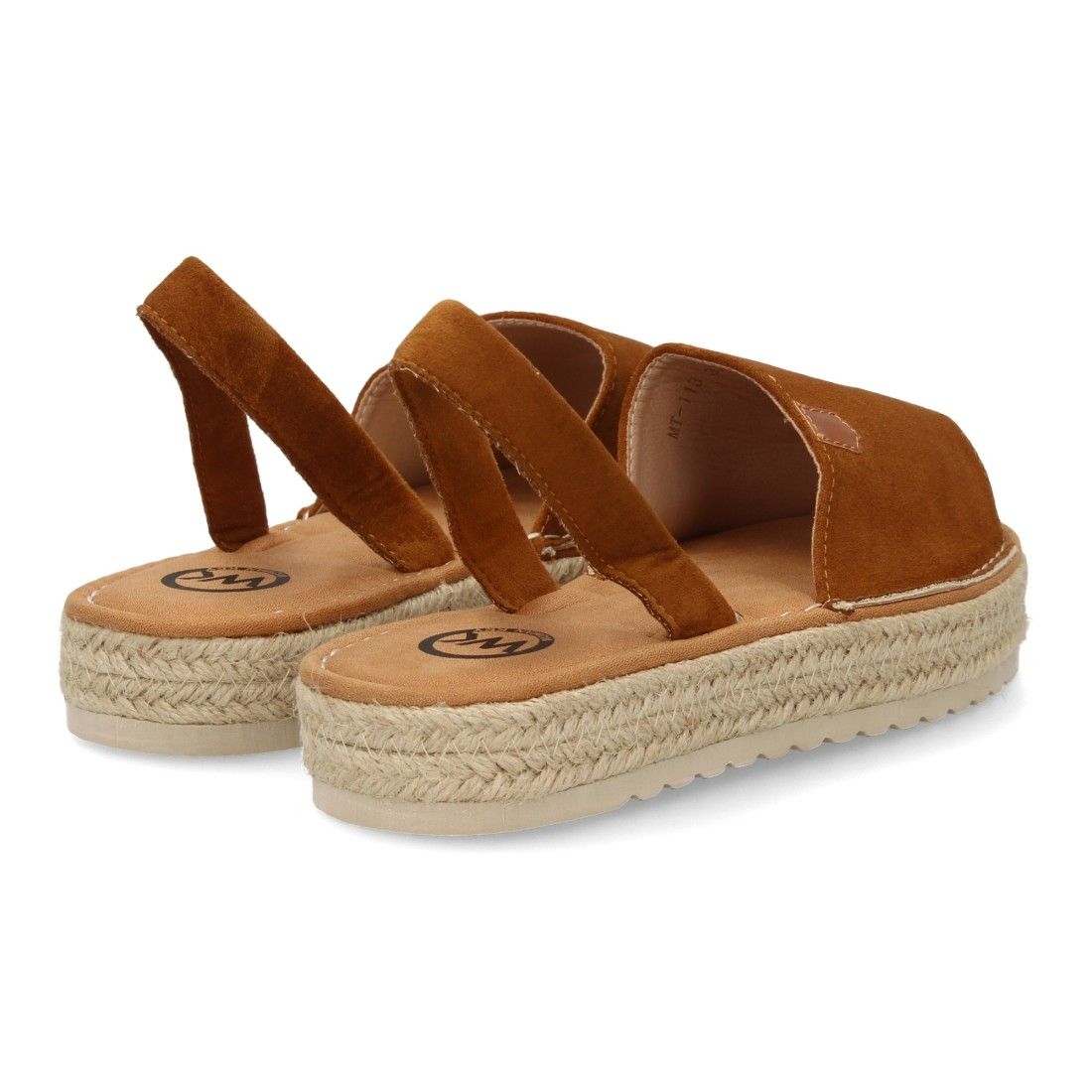 Sandalia de mujer con cuña Sandalias estilo menorquina con plataforma - Imagen 5
