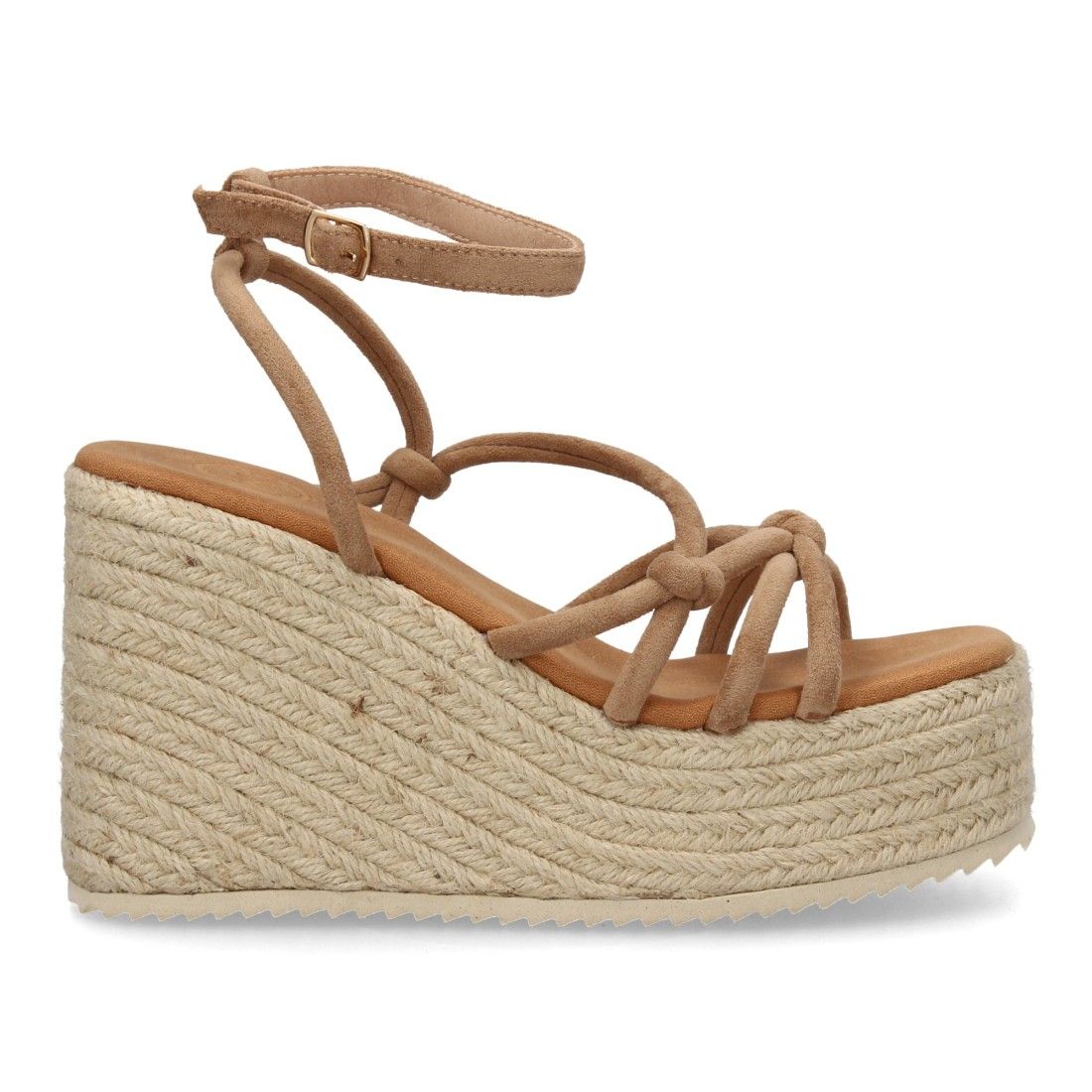 Sandalias de cuña con tiras cruzadas - Imagen 3