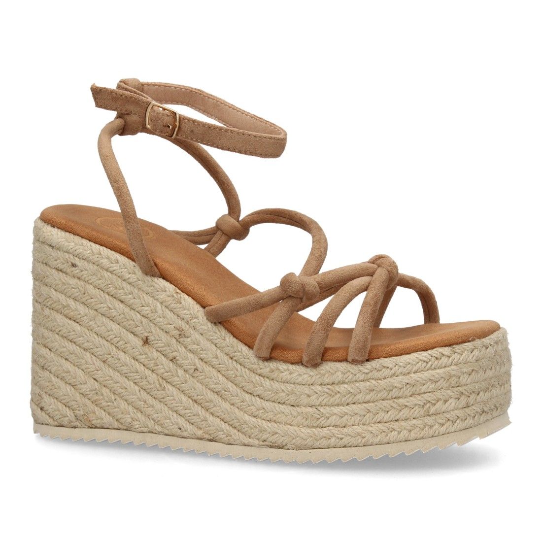 Sandalias de cuña con tiras cruzadas - Imagen 4