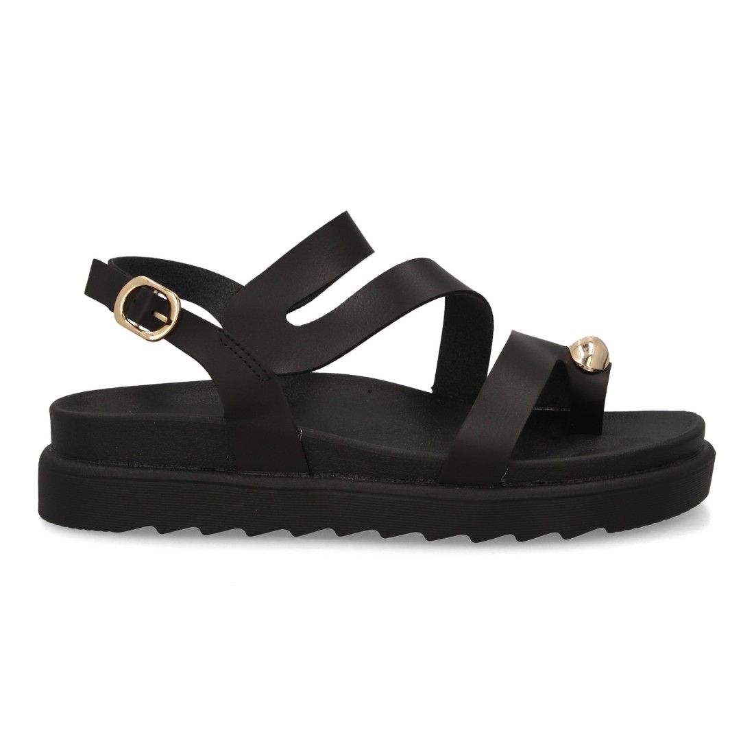 Sandalias de mujer con diseño de tiras anchas - Imagen 2