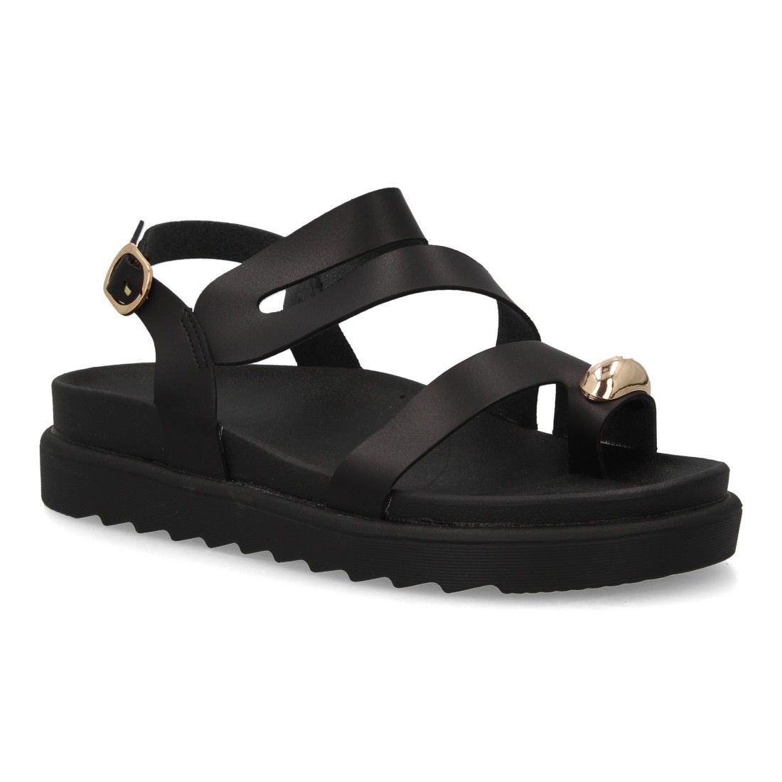 Sandalias de mujer con diseño de tiras anchas - Imagen 3