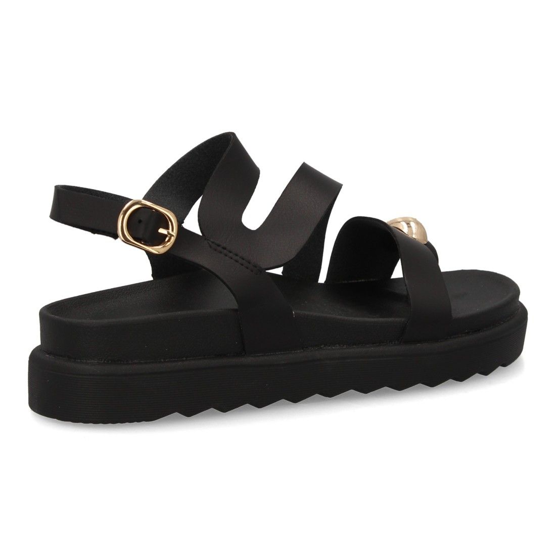Sandalias de mujer con diseño de tiras anchas - Imagen 4