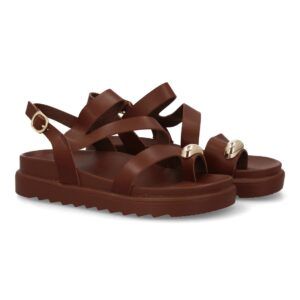 Sandalias de mujer con diseño de tiras anchas