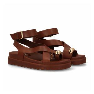 Sandalias de mujer con diseño de tiras anchas