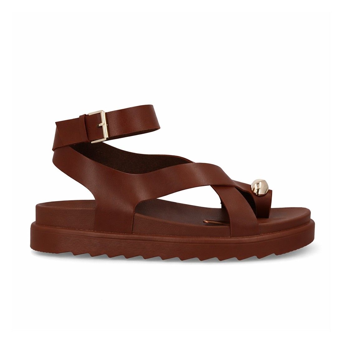 Sandalias de mujer con diseño de tiras anchas - Imagen 2