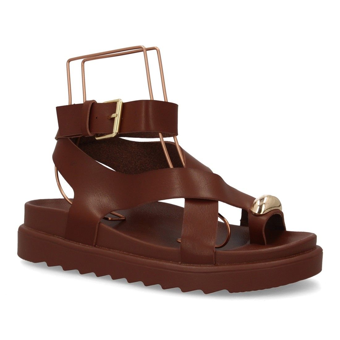 Sandalias de mujer con diseño de tiras anchas - Imagen 5