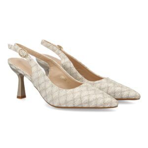 Zapato destalonado tacón fino