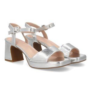 Sandalia tacón ancho plataforma