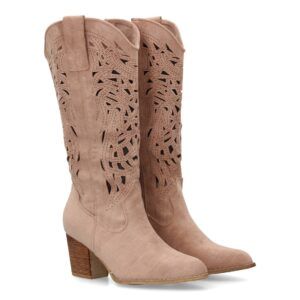 Bota alta estilo cowboy caladas