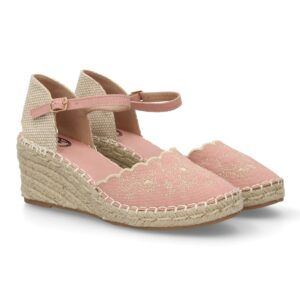 Sandalia valenciana tipo alpargata de cuña