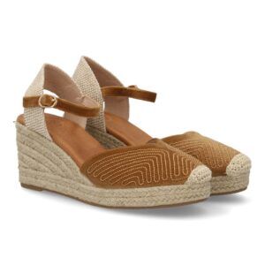 Sandalia valenciana tipo alpargata de cuña