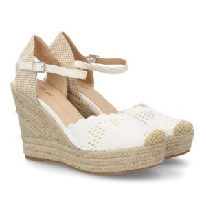 Sandalia valenciana tipo alpargata de cuña