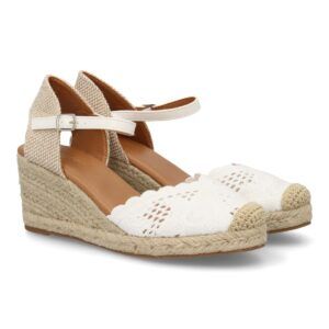 Sandalia valenciana tipo alpargata de cuña