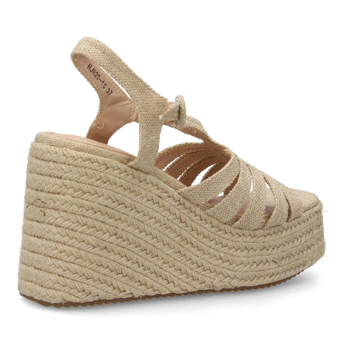 Sandalia de mujer con cuña Sandalia cuña plataforma mujer cómoda - Imagen 4