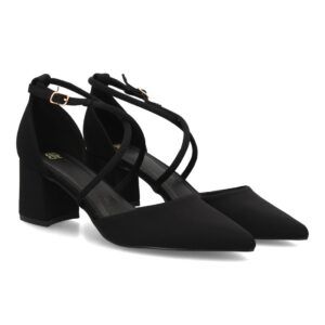 Zapato tacón ancho elegante para mujer