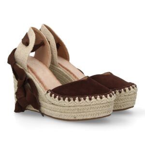 Sandalia de Mujer con Cuña de Yute