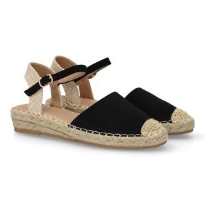 Sandalia Alpargata de mujer con diseño abierto,