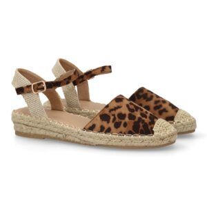 Sandalia Alpargata de mujer con diseño abierto,