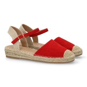 Sandalia Alpargata de mujer con diseño abierto,