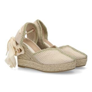 Alpargata de mujer con ribete decorativo